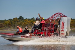 U.S. Armed Forces Veterans Wrangle Gators at Dam B during the Pineywoods Service Association’s Annual Veteran’s Alligator Hunt