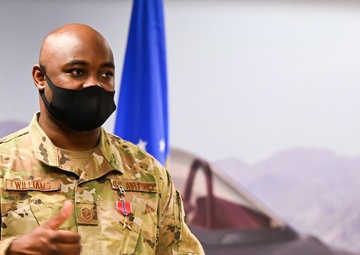 Luke Airman awarded Bronze Star Award Medal