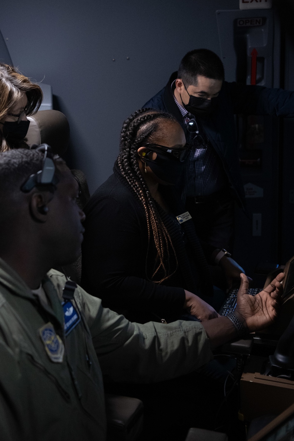 Travis AFB community leaders KC-46A Pegasus orientation flight