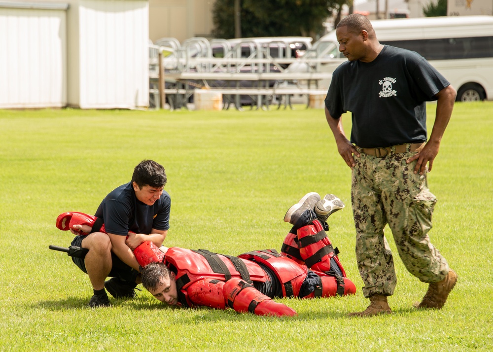 NAF Atsugi Auxiliary Security Forces OC Spray Training Exercise