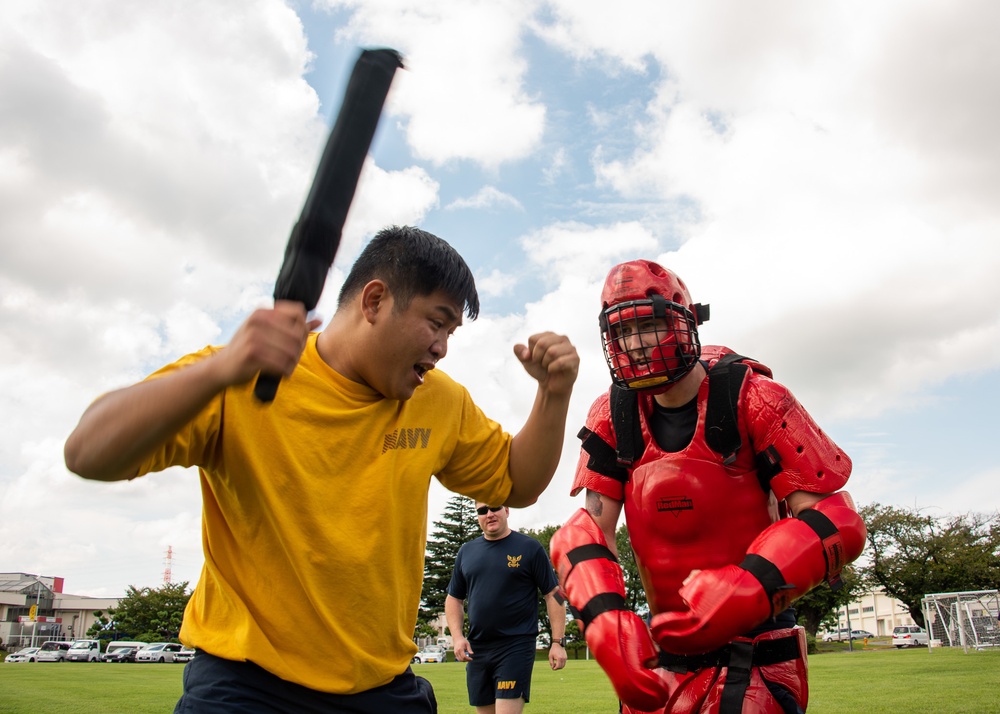 NAF Atsugi Auxiliary Security Forces OC Spray Training Exercise