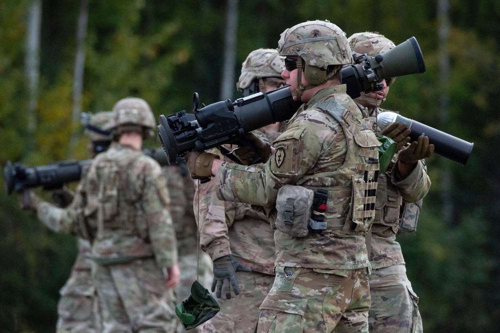 ‘3 Geronimo’ paratroopers fire anti-armor weapons at JBER