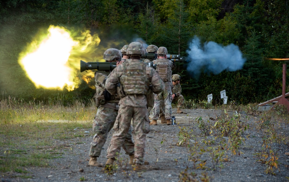 ‘3 Geronimo’ paratroopers fire anti-armor weapons at JBER