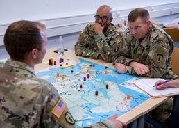 Military leaders learn fundamentals during wargaming course