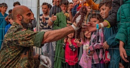 German air force officer helps evacuees using personal insight