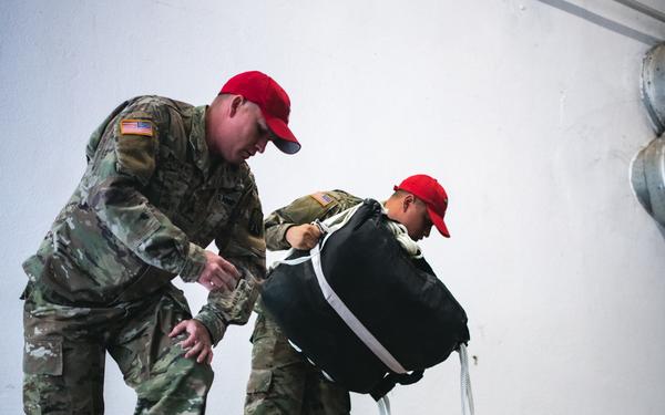 U.S. and Serbian Paratroopers Bring Aid by Air