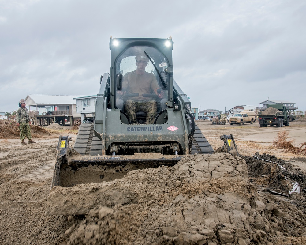 Naval Mobile Construction Battalion 133 supports Hurricane Ida Relief Efforts