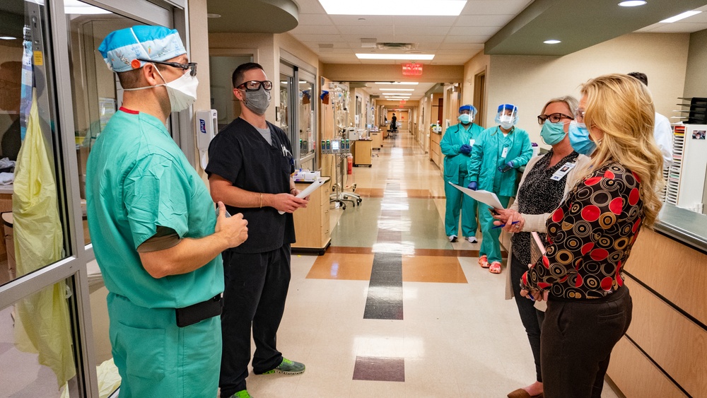 DoD doctor leads Louisiana hospital’s intensive care unit