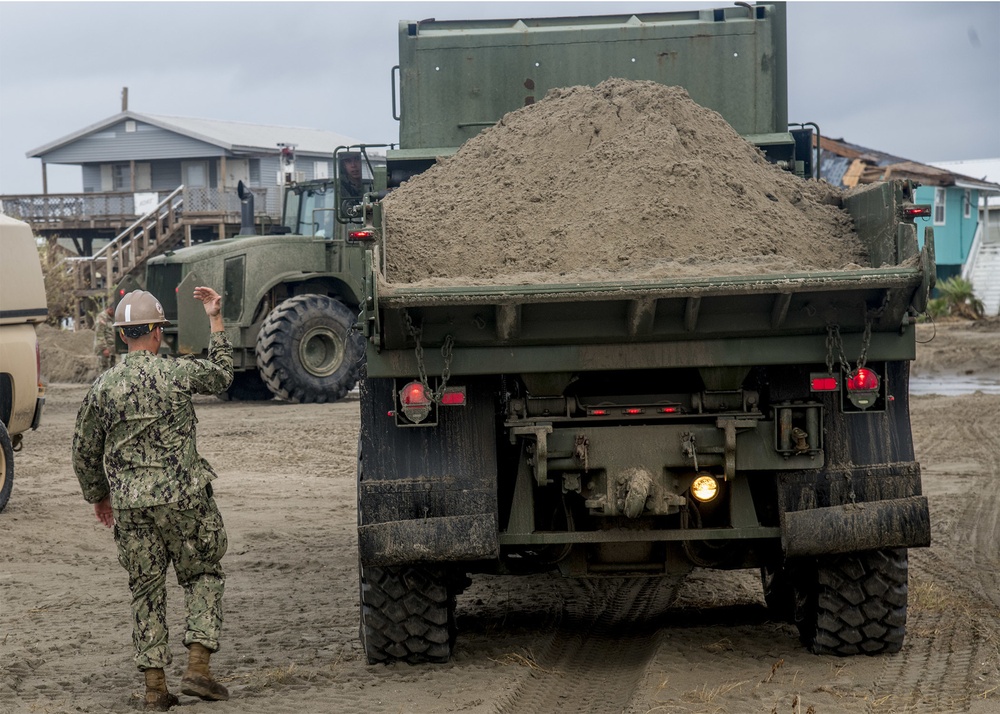 Naval Mobile Construction Battalion 133 supports Hurricane Ida Relief Efforts