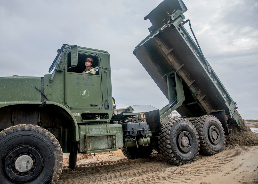 Naval Mobile Construction Battalion 133 supports Hurricane Ida Relief Efforts