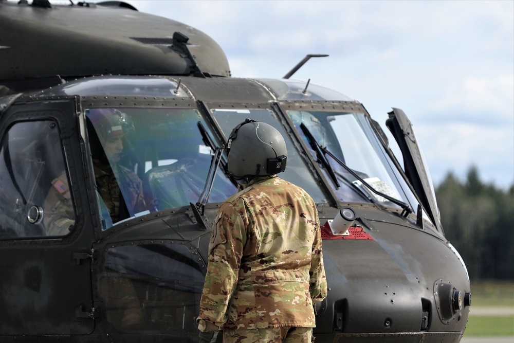 Taskforce Nightmare completes UH-60 night flight