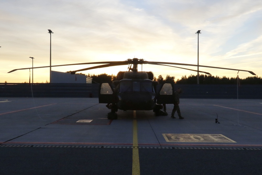 Taskforce Nightmare completes UH-60 night flight