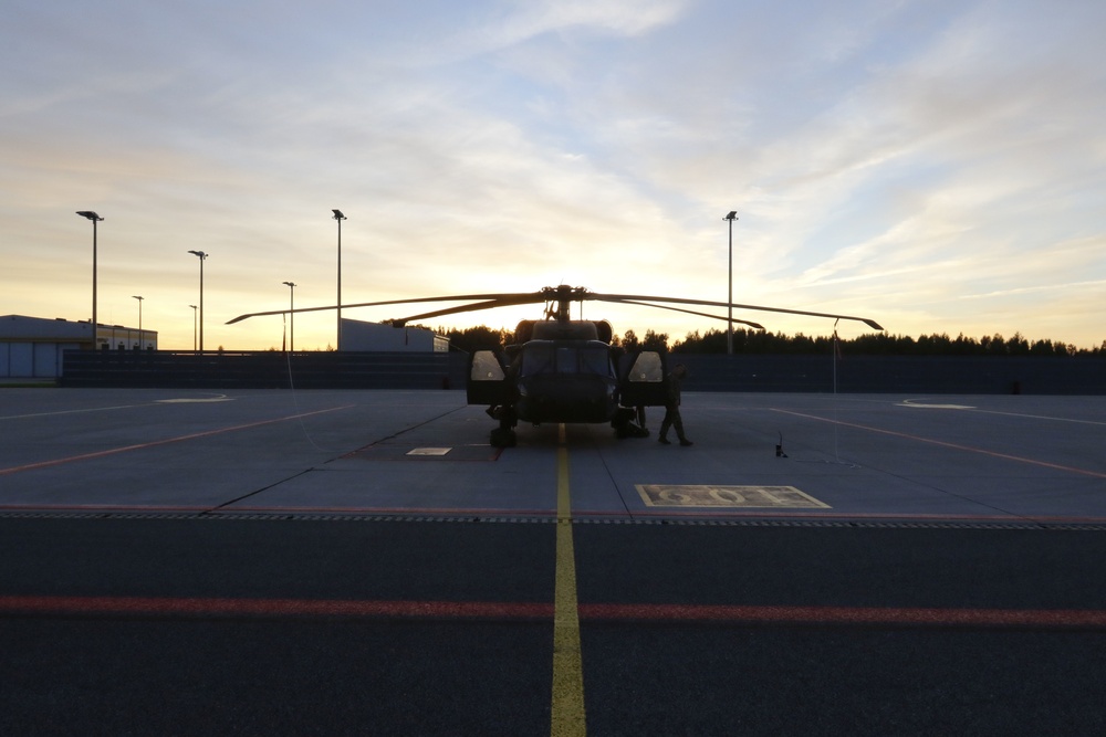 Taskforce Nightmare completes UH-60 night flight
