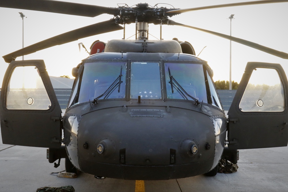 Taskforce Nightmare completes UH-60 night flight