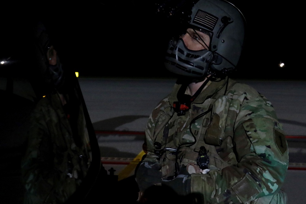 Taskforce Nightmare completes UH-60 night flight