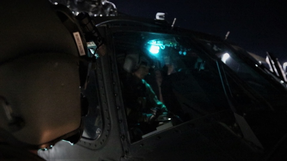 Taskforce Nightmare completes UH-60 night flight