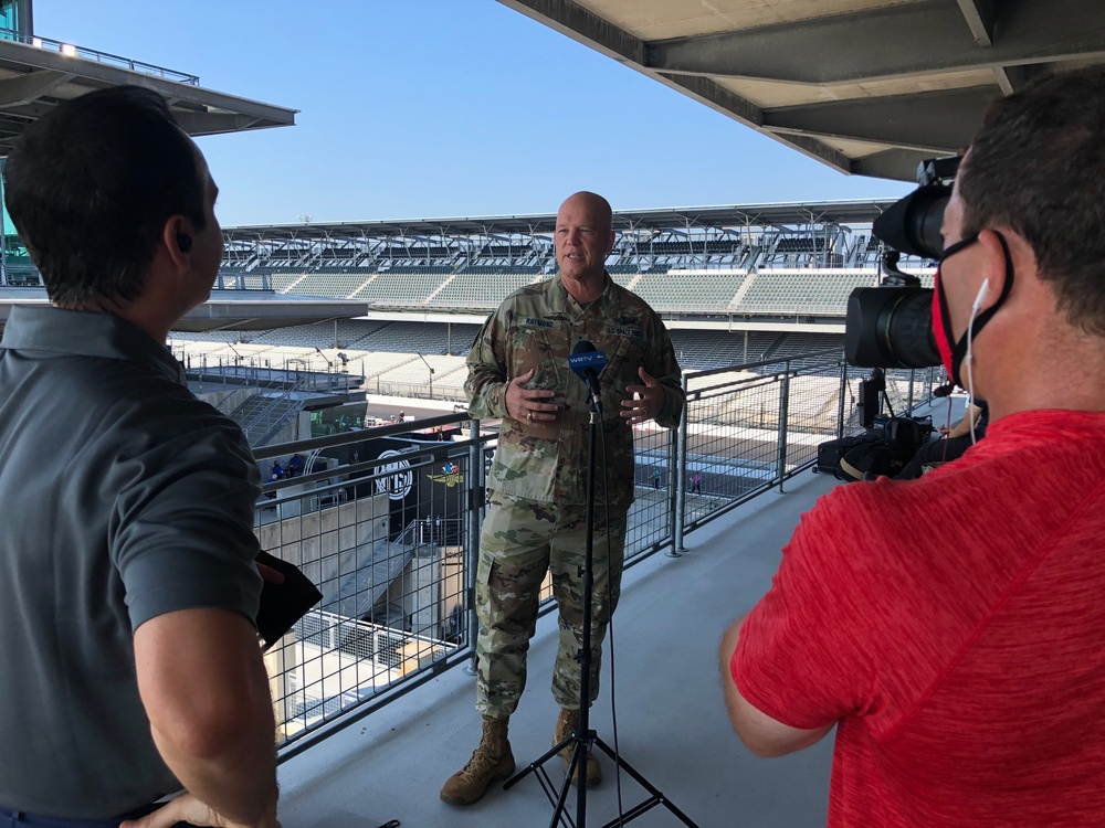 U.S. Space Force unveils its first Indy 500 race car