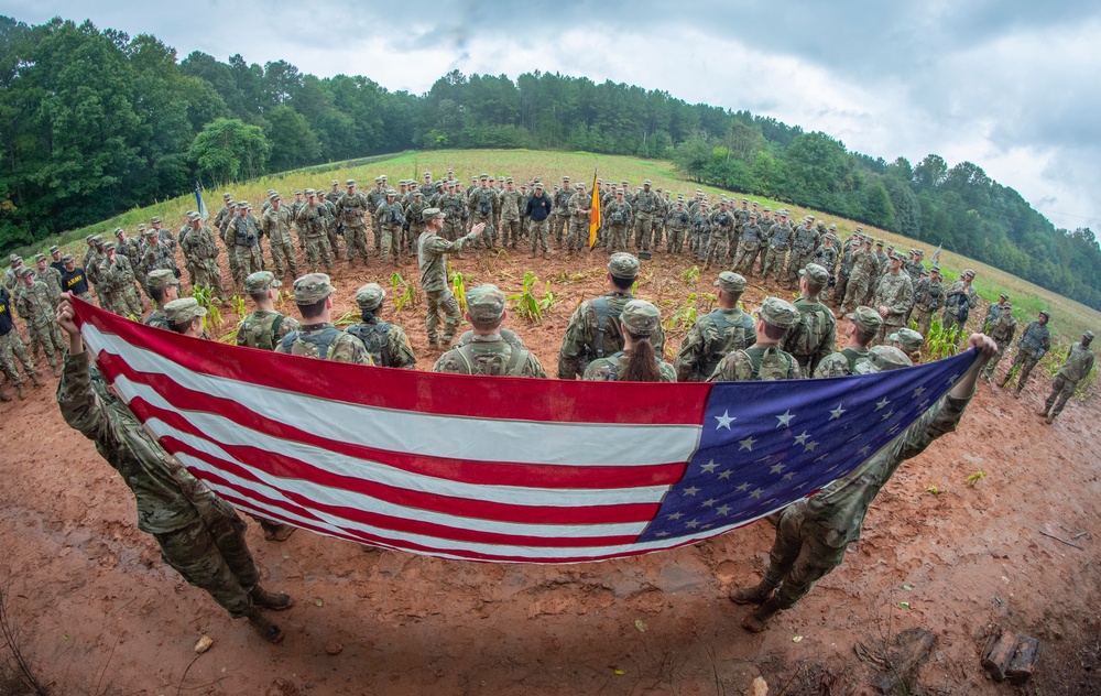 ROTC contracting ceremony