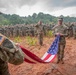 Folding the flag