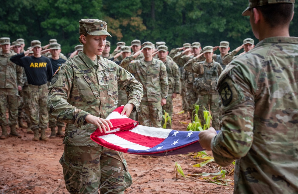 folding the flag