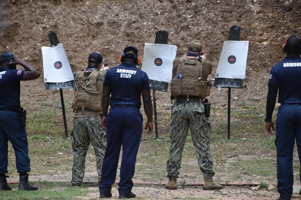 Burlington Sailors conduct small arms training