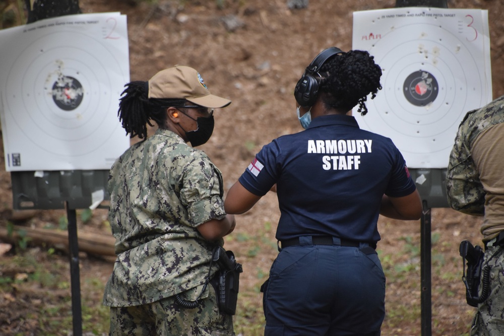 Burlington Sailors conduct small arms training