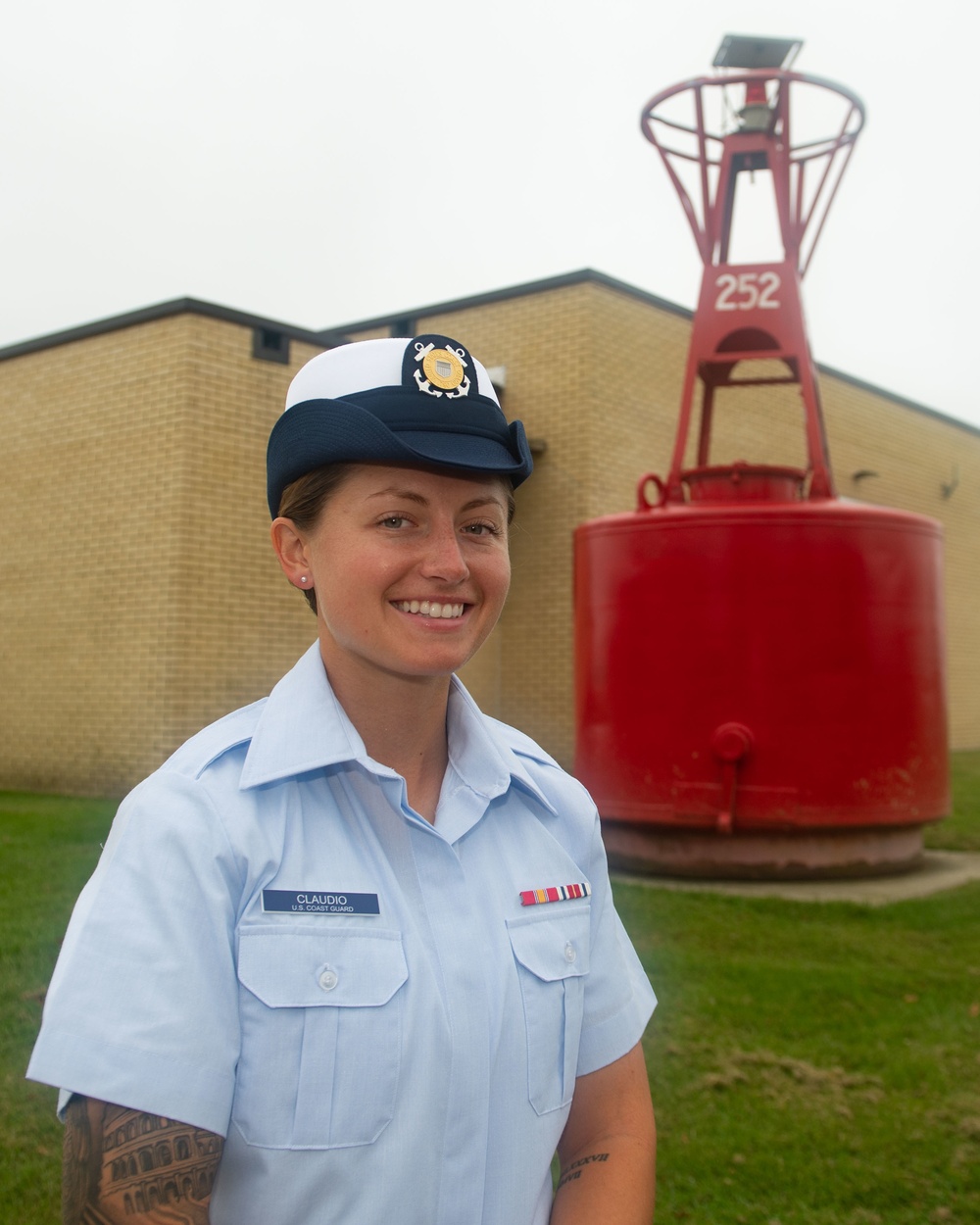 Seaman Ariana Claudio earns Coast Guard Honor Graduate for boot camp company Bravo-201