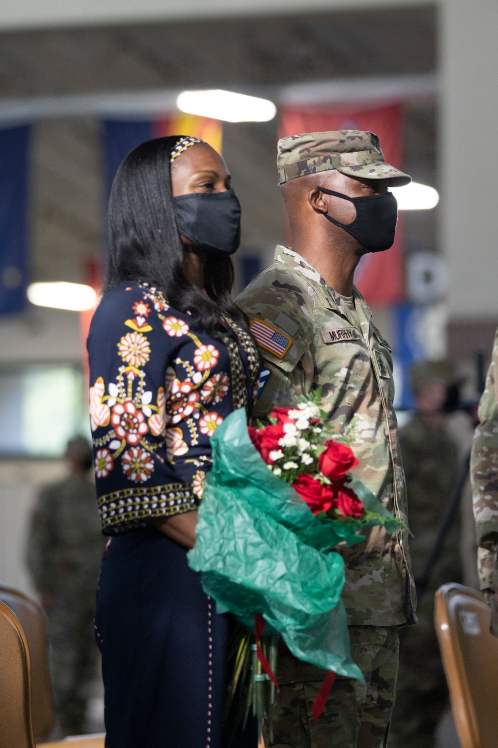 The Work Horse Battalion say goodbye to their senior enlisted advisor during their relinquishment of responsibility ceremony.