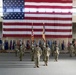 The Work Horse Battalion say goodbye to their senior enlisted advisor during their relinquishment of responsibility ceremony.