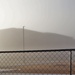 Foggy morning of barracks construction at Fort McCoy