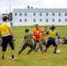 Afghan civilians attend Charlotte Eagles soccer camp during Operation Allies Welcome