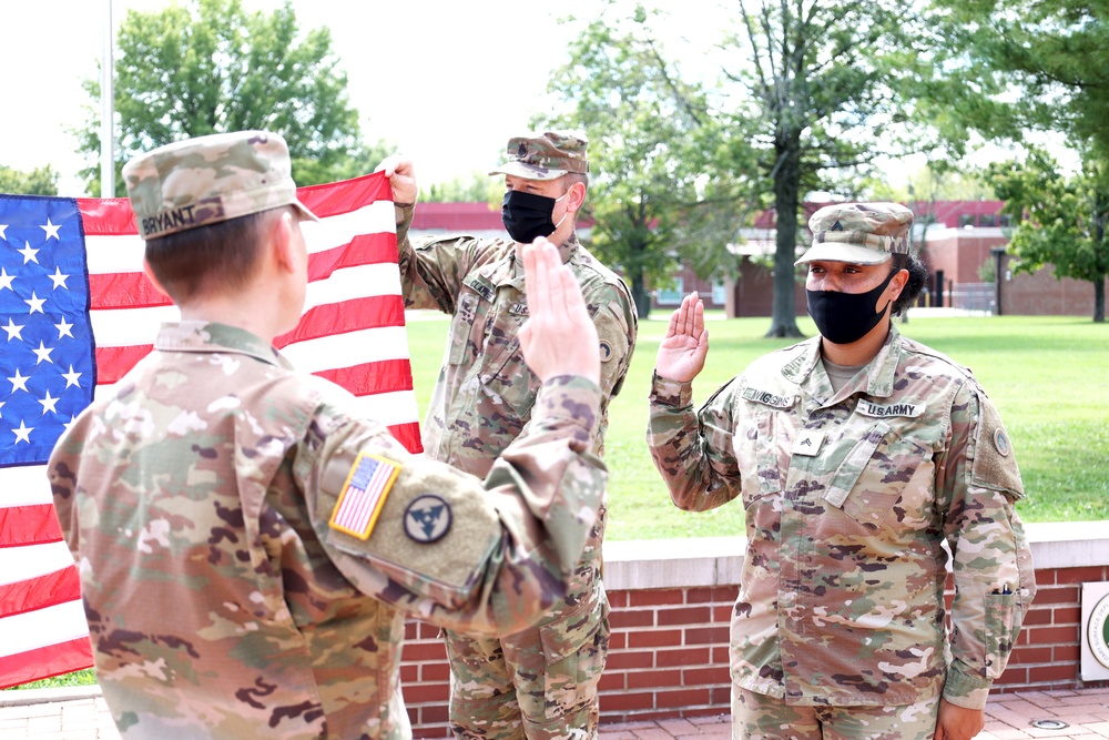 Cpl. Wiggins Reenlistment