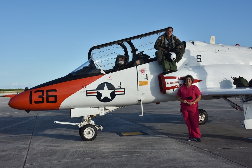 Locals return to hometown Naval air station training