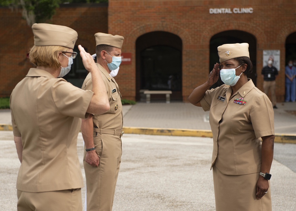 Naval Branch Health Clinic Kings Bay and Navy Medicine Readiness and Training Unit Kings Bay Holds Change of Charge