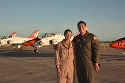 Locals return to hometown Naval air station for training