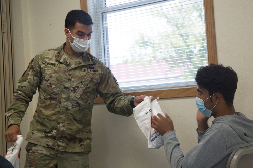 515th Sapper Company assists Afghan evacuees