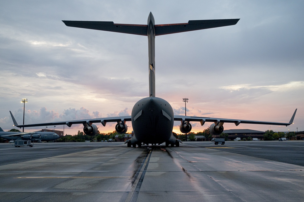 15th Airlift Squadron Executes Night Proficiency Mission