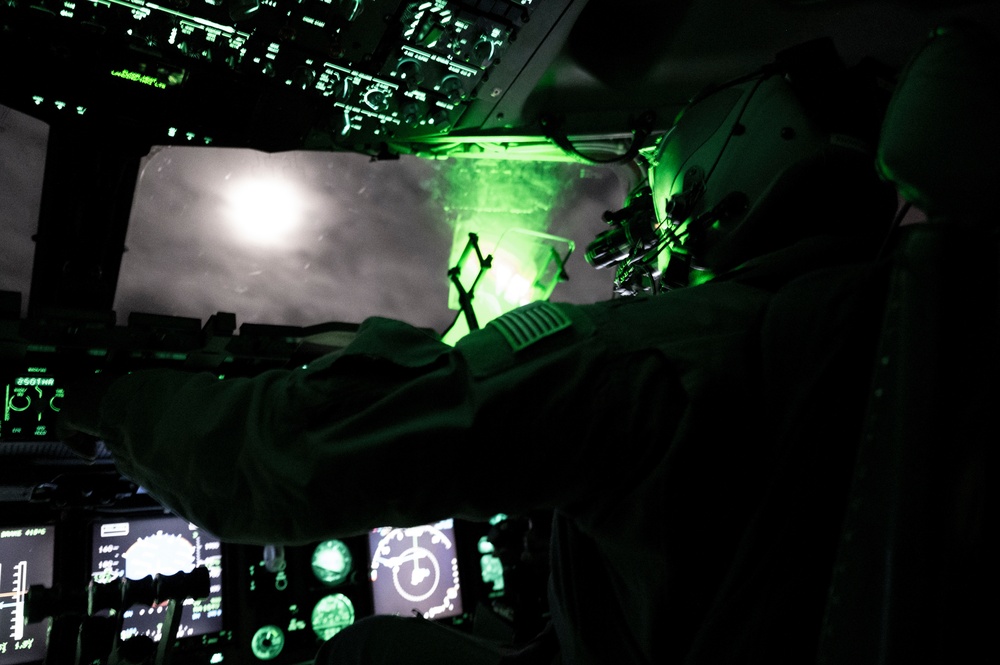 15th Airlift Squadron Executes Night Proficiency Mission