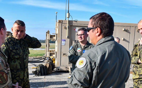 221 LtBVr UAV Battalion visits 147 Attack Wing Ops during Ample Strike 2021