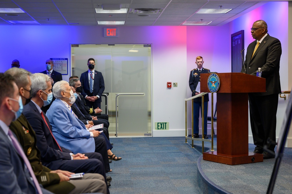 SD gives remarks at National POW/MIA Recognition Day Ceremony