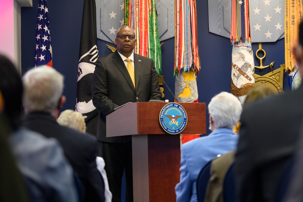 SD gives remarks at National POW/MIA Recognition Day Ceremony