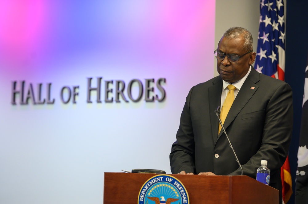 SD gives remarks at National POW/MIA Recognition Day Ceremony