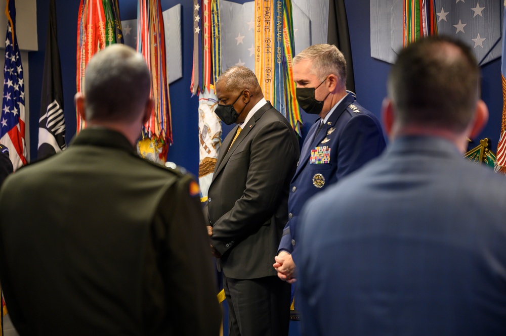 SD gives remarks at National POW/MIA Recognition Day Ceremony