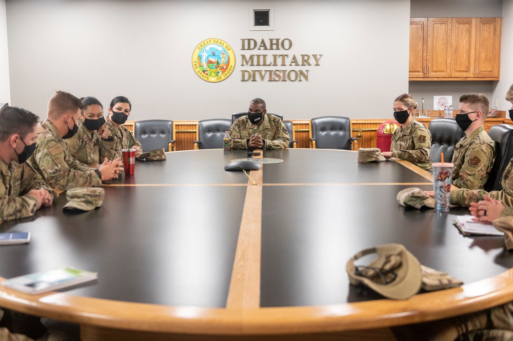 ANG Command Chief Visits the Idaho Air National Guard