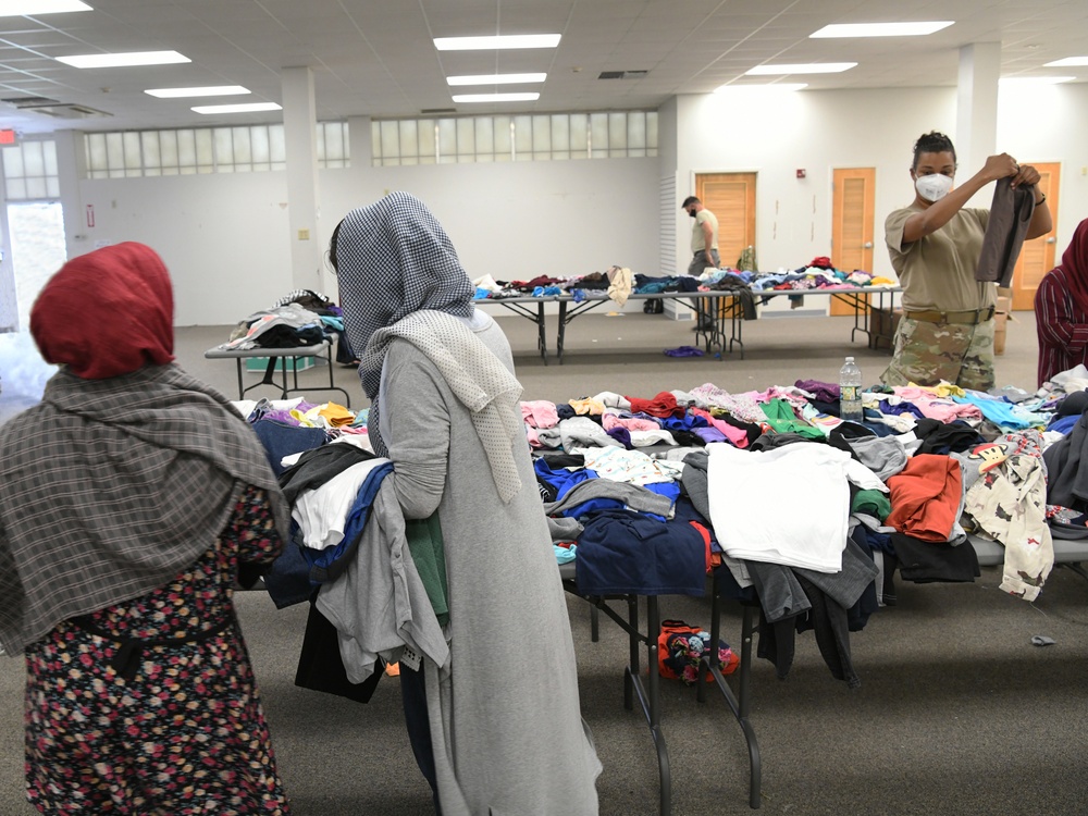 Airmen assist Afghan Families at Liberty Village