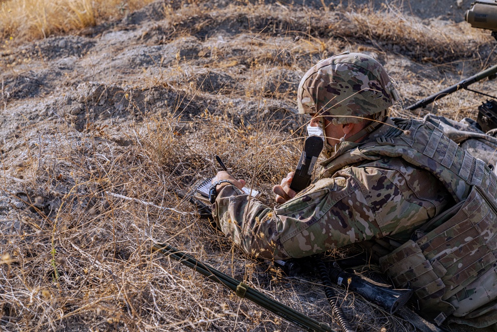 2-122th FAR forward observers training at Dynamic Front 21-2