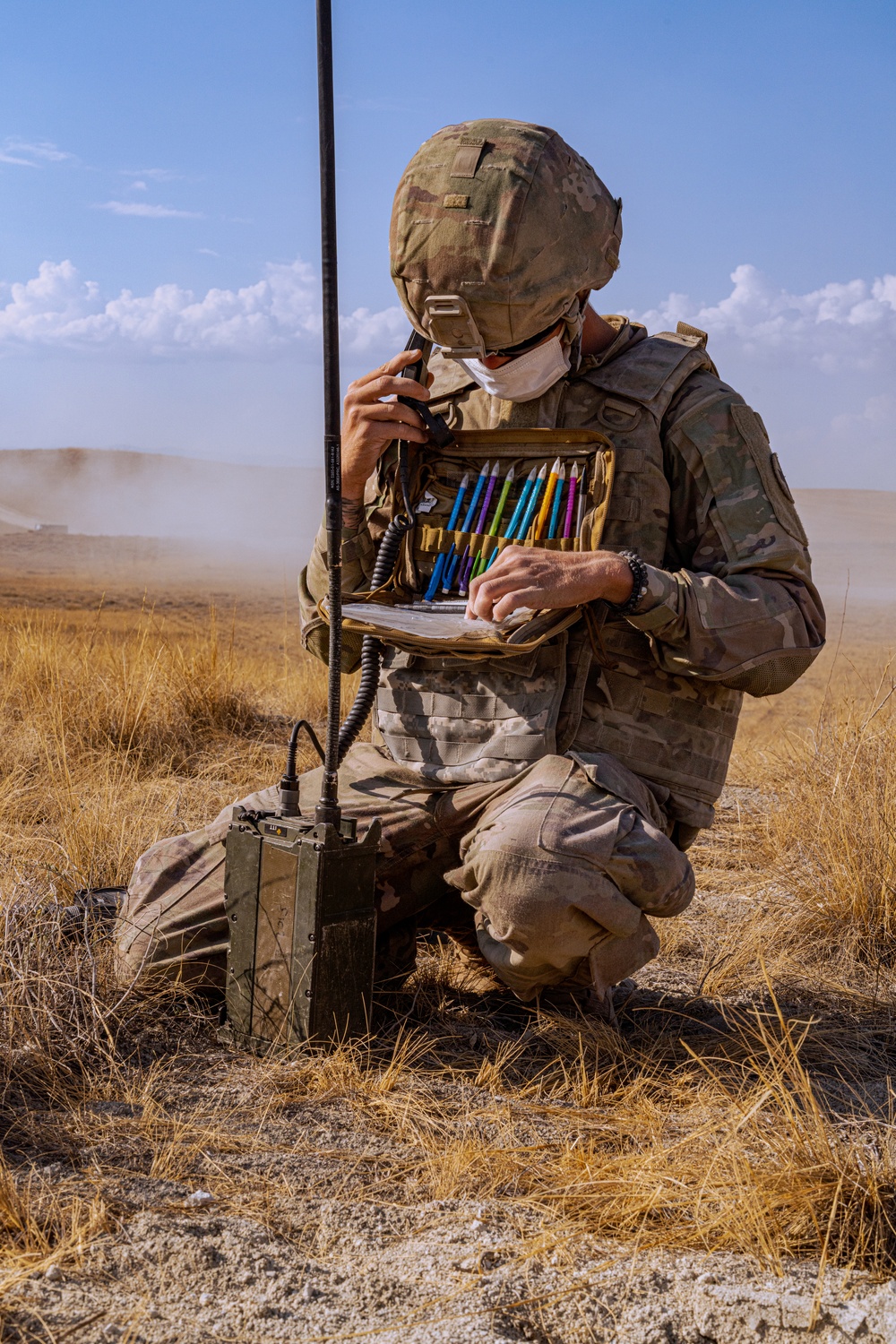 2-122th FAR forward observers training at Dynamic Front 21-2