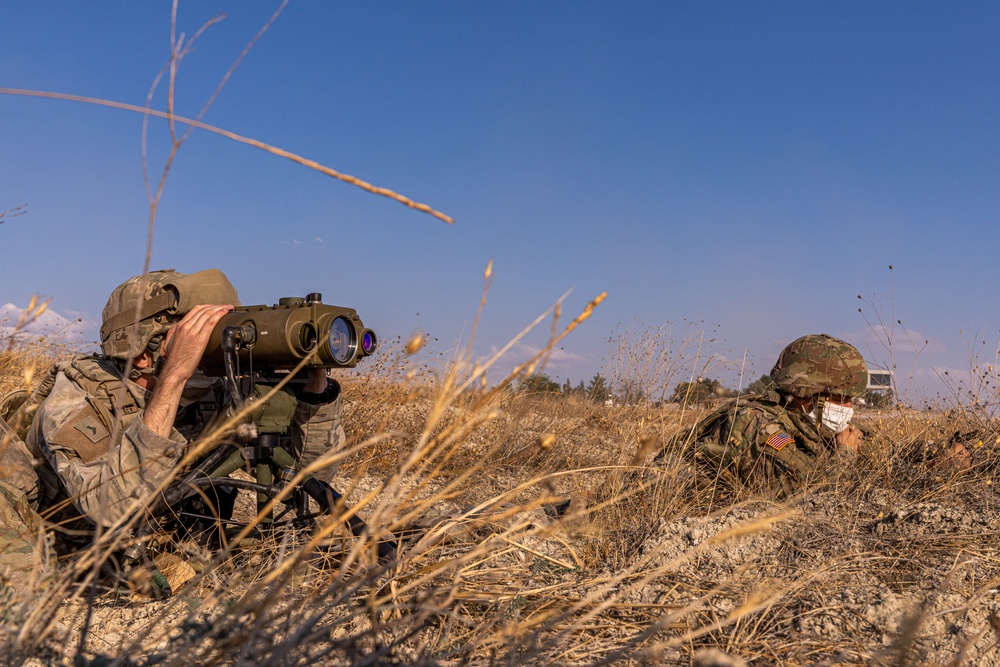 2-122th FAR forward observers training at Dynamic Front 21-2