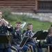 USAREUR-AF Band &amp; Chorus plays at Bran Castle.