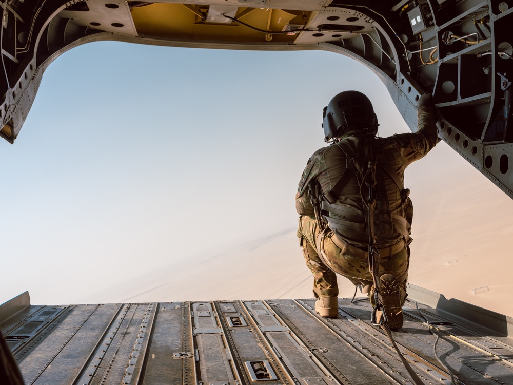 640th ASB CH-47 Chinook Orientation Flight